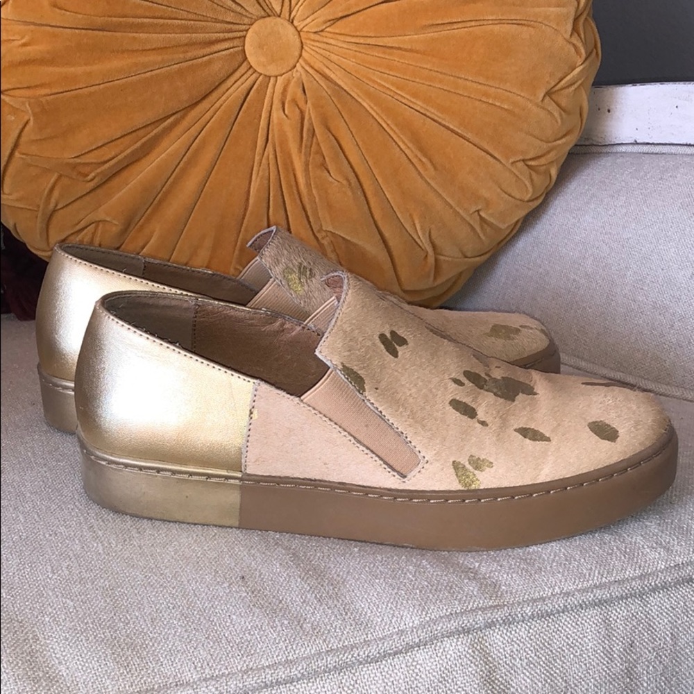 Free People Fur Sneakers